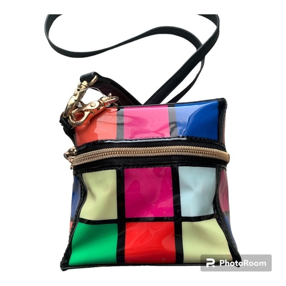 Betsey Johnson Rubik’s Cube Crossbody Shoulder Bag - Picture 6 of 14